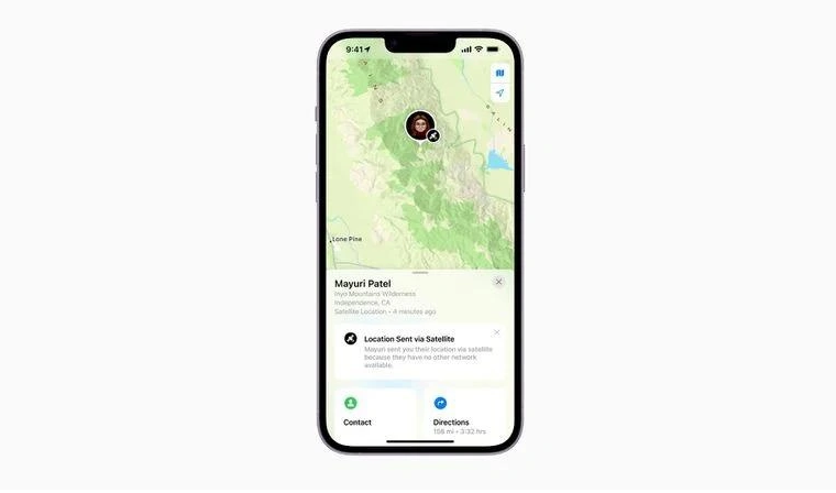 新乡苹果14维修分享iPhone14系列中 FindMy功能通过卫星分享位置方法教程 